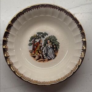Vintage Cronin China Co. Courting Couple Berry Bowl – 5.5” [D]